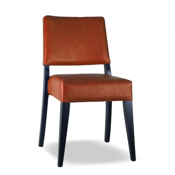 Nella Dixon Copper Vinyl with Beechwood Restaurant Chair