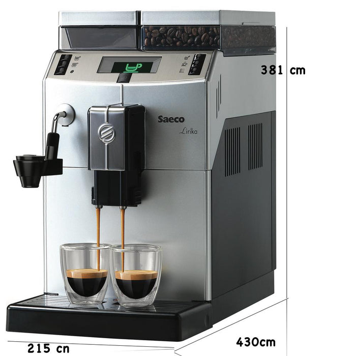 Saeco Lirika Plus Fully Automatic Espresso Machine - RI9841/50