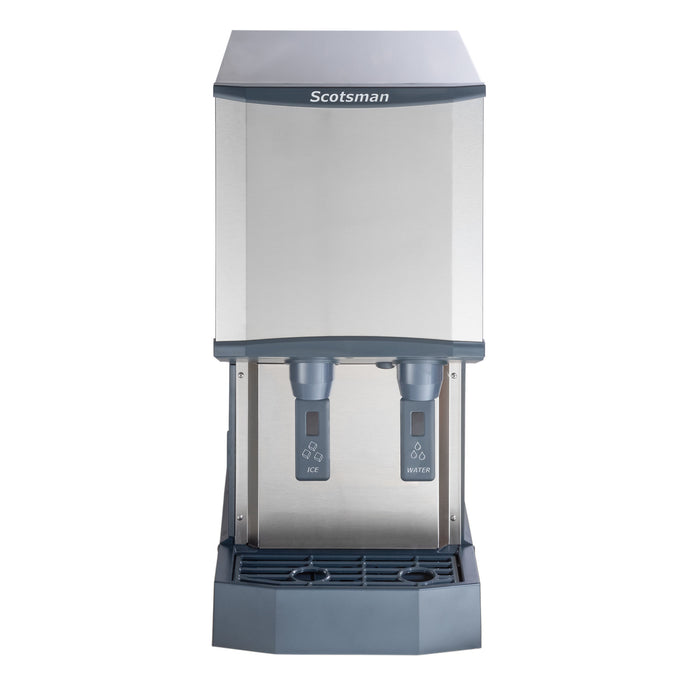 Scotsman HID312A-1 16" Meridian Touch-Free Air Cooled Countertop Nugget Ice Machine and Water Dispenser - 260 Lbs.