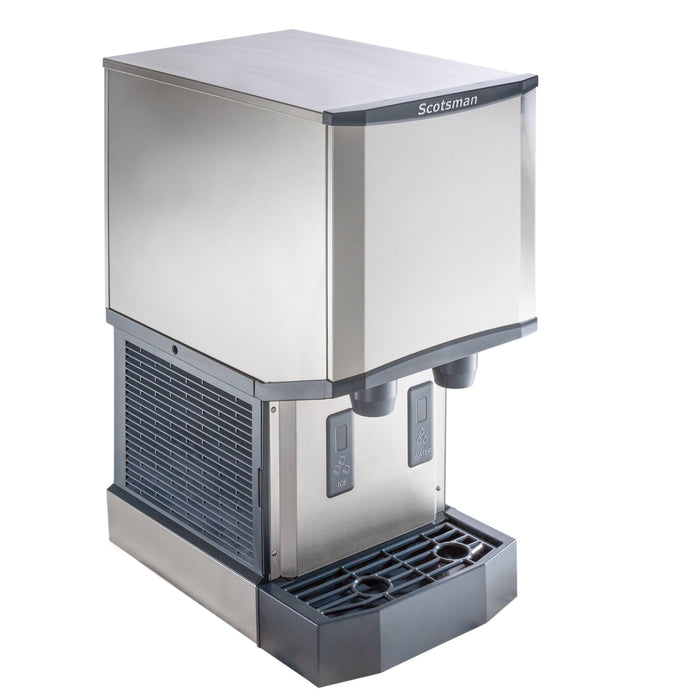 Scotsman HID312A-1 16" Meridian Touch-Free Air Cooled Countertop Nugget Ice Machine and Water Dispenser - 260 Lbs.