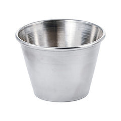 Winco SCP-25 2.5 Oz. Stainless Steel Sauce Cup - 12/Case