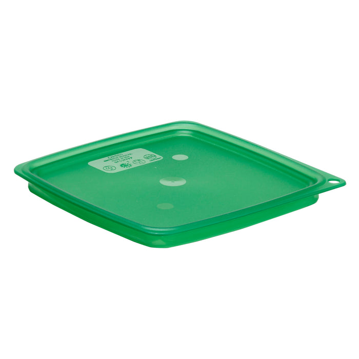 Cambro SFC2FPPP265 Camsquares FreshPro Translucent Easy Seal Covers for 2 and 4 Qt. Containers- Green