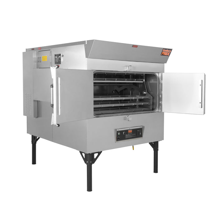 Southern Pride SPK-500 Gas Fired Wood‐Burning Rotisserie Smoker - 120V