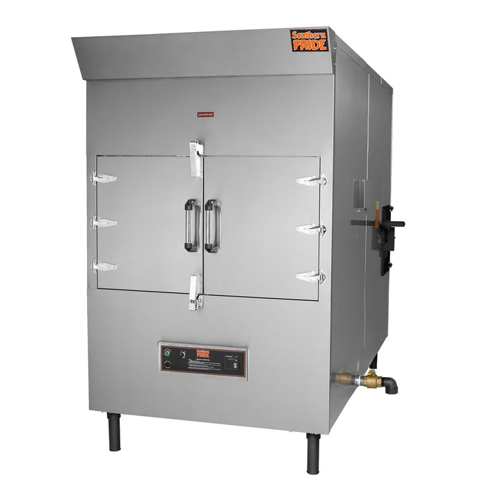 Southern Pride SPK-1400 Gas Fired Wood‐Burning Rotisserie Smoker - 120V