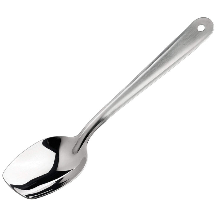 Winco SPS-S10 10" Solid Slanted Plating Spoon