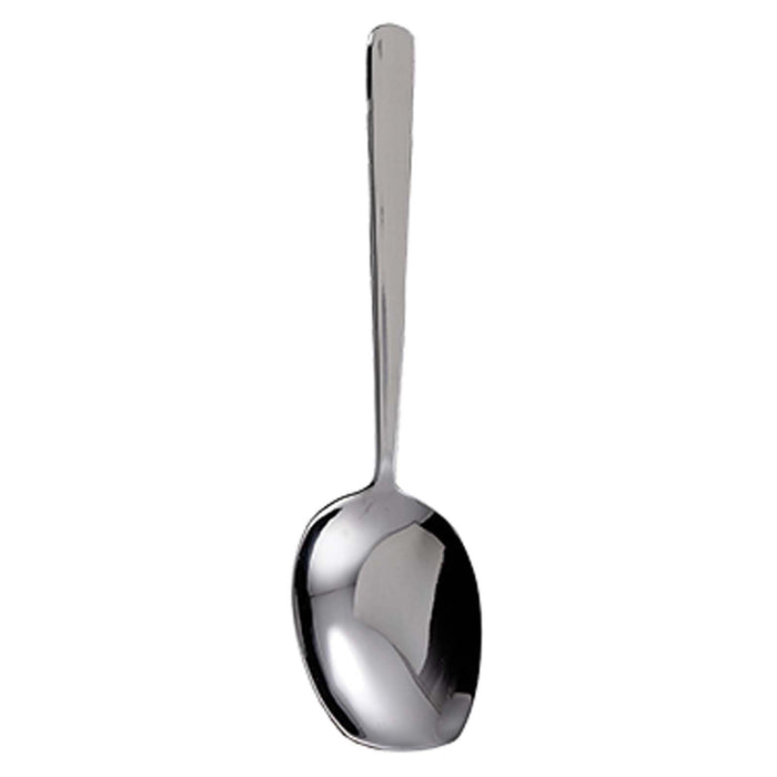 Winco SRS-8 8.5" Extra Heavy Stainless Steel Serving Spoon -12/Case