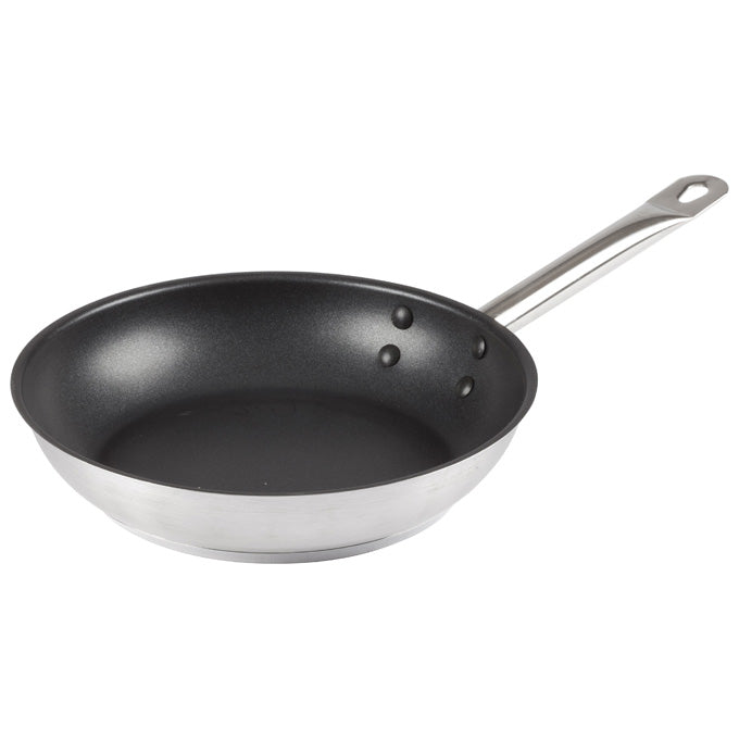 Winco SSFP-9NS 9.5" Stainless Steel Non-Stick Fry Pan