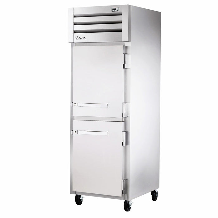 True STA1R-2HS-HC 30" Insulated Half Solid Swing 2-Door Reach-In Refrigerator