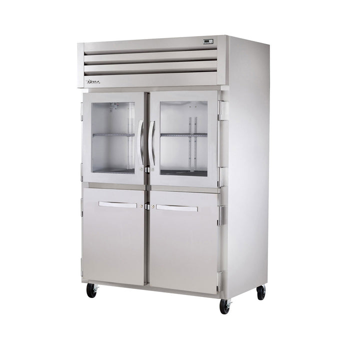 True STA2R-2HG/2HS-HC 52" Combination Half Swing 4-Door Reach-In Refrigerator