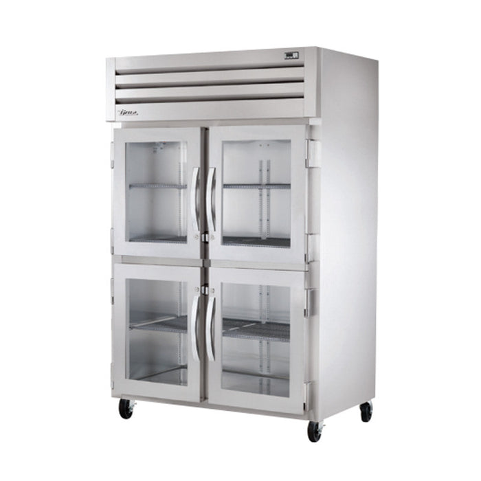 TRUE SPEC SERIES 4 HALF GLASS REACH IN REFRIGERATOR - STR2R-4HG