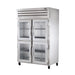 TRUE SPEC SERIES 4 HALF GLASS REACH IN REFRIGERATOR - STR2R-4HG