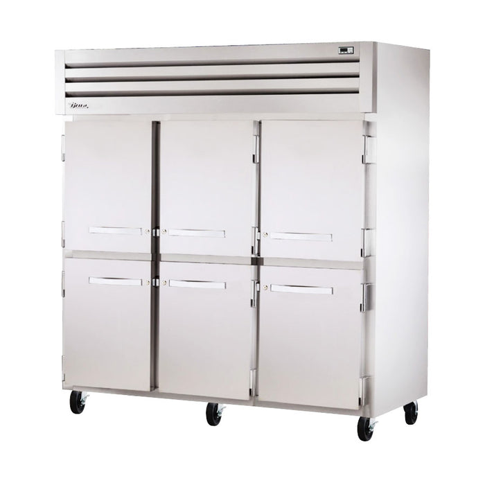 True STA3F-6HS 77" Solid 6-Door Reach-In Freezer