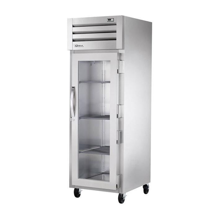 True STR1R-1G-HC 30" Stainless Steel Glass Swing Door Reach-In Refrigerator