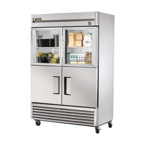 TRUE REACH IN 4 HALF DOOR REFRIGERATOR - T-49-2-G-2 - Nella Cutlery Toronto