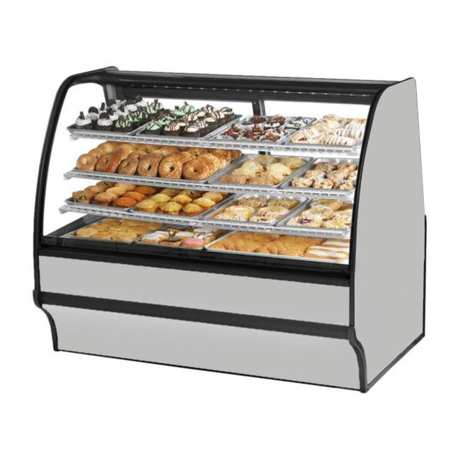 True TGM-R-59-SC/SC-S-S 59" Stainless Steel Refrigerated Merchandising Display Case