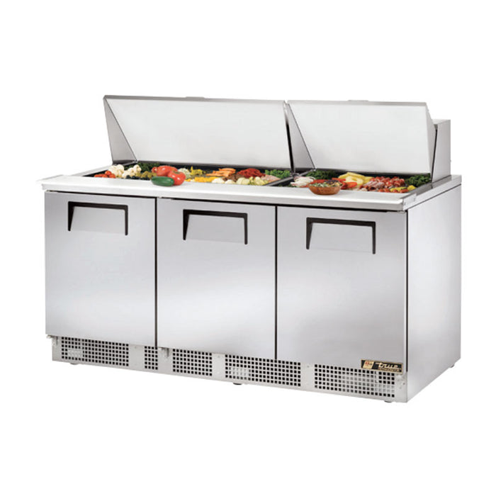 TRUE 72" 3 DOOR FOOD PREP TABLE - TFP-72-30M - Nella Cutlery Toronto