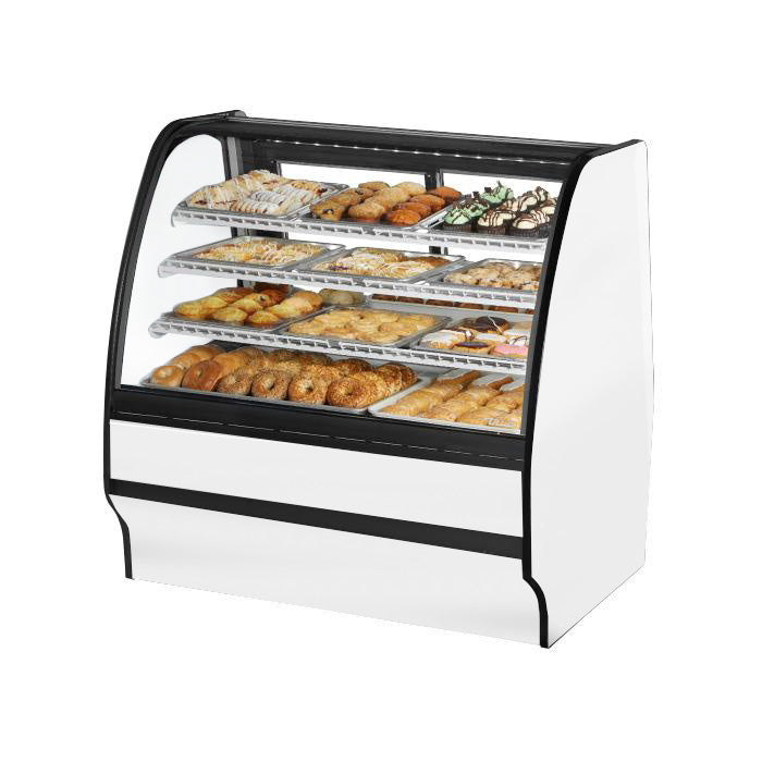 True TGM-R-48-SC/SC-W-W 48" White Refrigerated Merchandising Display Case