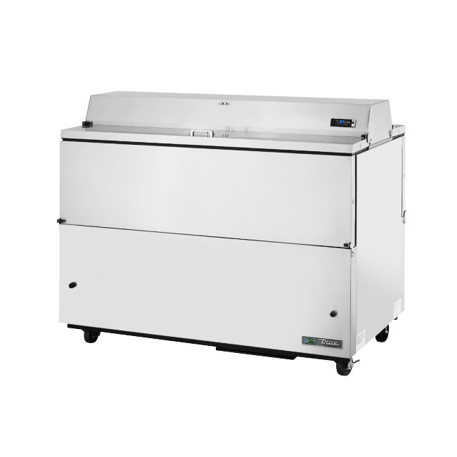 True TMC-58-S-DS-SS-HC 58" Dual Sided Milk Cooler with Stainless Steel Exterior & Interior