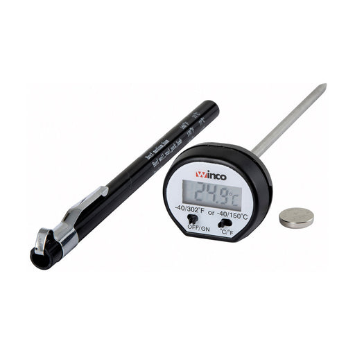 Winco TMT-GS2 Dial Grill Surface Thermometer with Clip - Pkg Qty 12