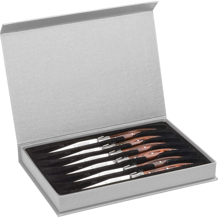 Trudeau 0973046 6-Piece Set Laguiole Steak Knives