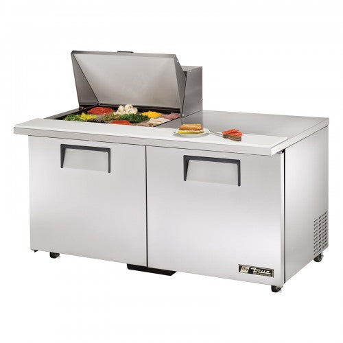 True TSSU-60-12M-B-ADA-HC 60" ADA Compliant Mega Top 2-Door Salad/Sandwich Refrigerated Prep Table