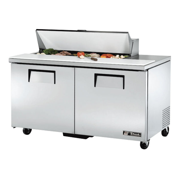 TRUE 60" 12 PAN SALAD/SANDWICH PREP TABLE - TSSU-60-12