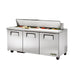 TRUE 72" 18 PAN SALAD/SANDWICH PREP TABLE - TSSU-72-18-HC