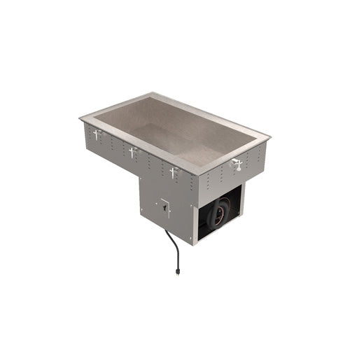 Vollrath 36441 29" 2-Pan Standard Refrigerated Drop-In Cold Pan - 120V