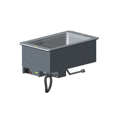 Vollrath 3646681 15" 1-Pan Drop-In Electric Hot Well - 120V/1000W