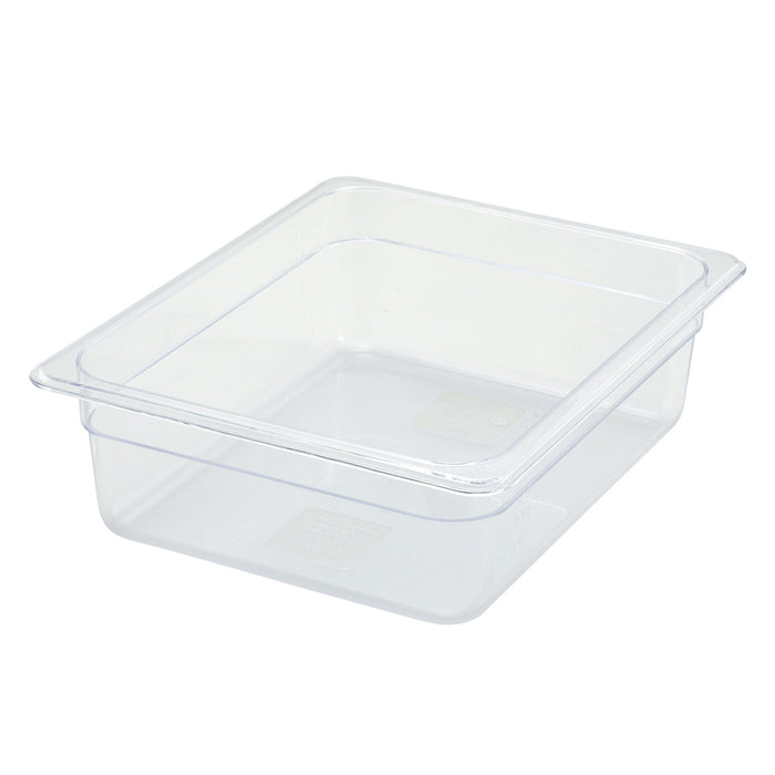 Winco SP7204 1/2 Size Polycarbonate Food Pan 4" Deep