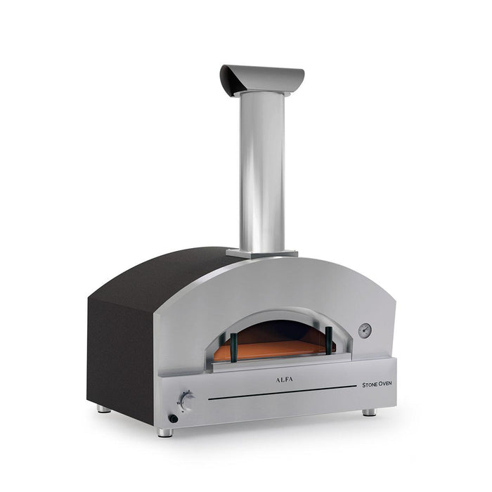 Alfa Stone Medium Gas Pizza Oven - 3 Cu. ft - FXSTONE-M