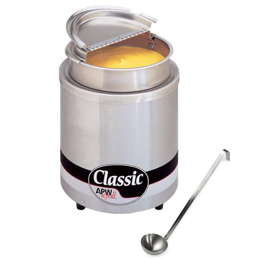 APW Wyott RW-1V 7 Qt. Classic Warmer Round Countertop Warmer - 120V/500W - Nella Online