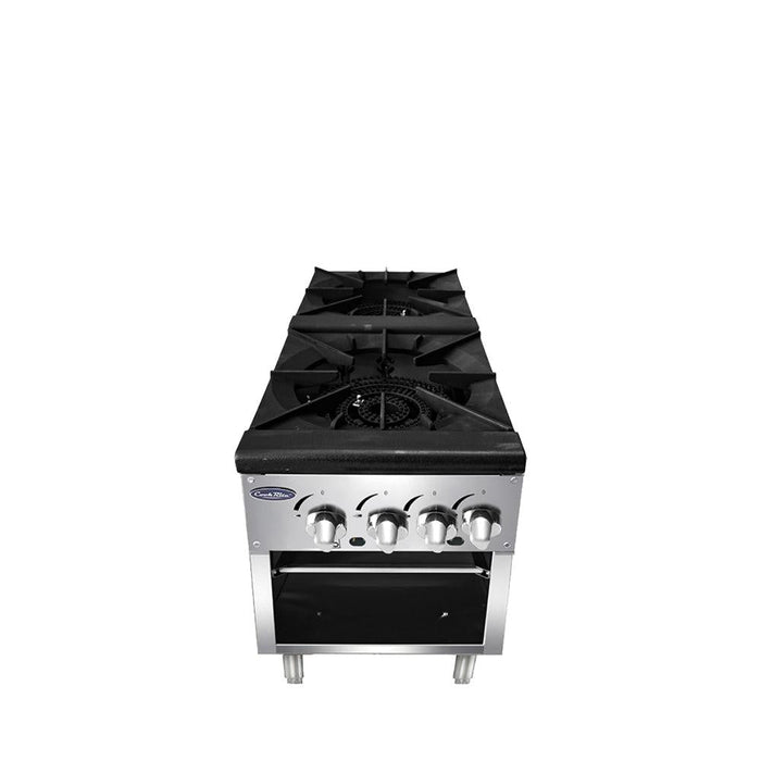 Atosa ATSP-18-2 Double Stock Pot Stove - 160,000 Btu - Nella Online