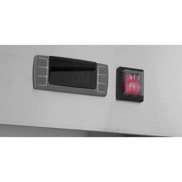 Atosa MBF8504 Bottom Mount Solid Three Door Reach-In Freezer - 115/208-230V - Nella Online