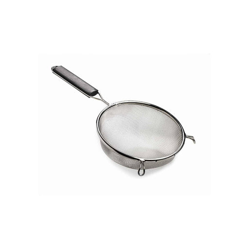 Browne 19097 7.25" Single Fine Mesh Strainer with Plastic Handle - Nella Online