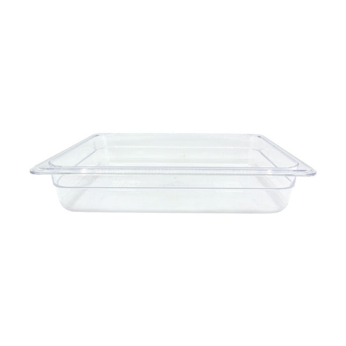 Browne 38122 1/2 Size Polycarbonate Food Pan - 2.5" Deep - Nella Online