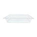 Browne 38122 1/2 Size Polycarbonate Food Pan - 2.5" Deep - Nella Online