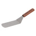 Browne 574317 6.5" Stainless Steel Solid Turner with Wood Handle - Nella Online