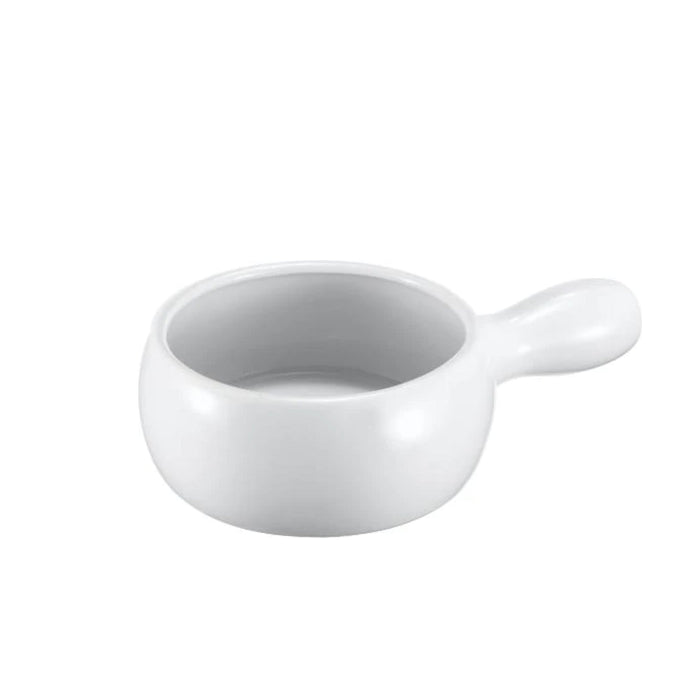 Browne 16 Oz. Ceramic White Onion Soup Bowl - 744053W - Nella Online