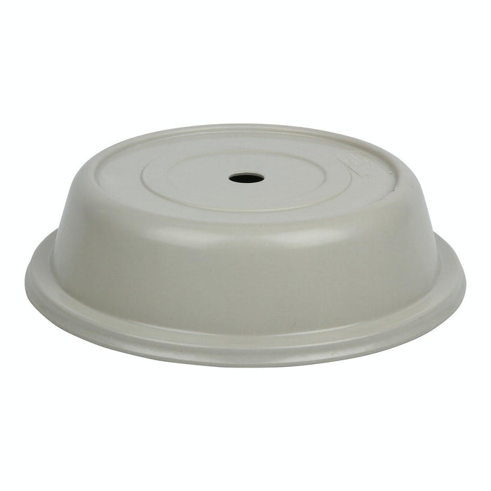 Cambro 116VS101 11 3/8" Antique Parchment Versa Camcover Round Plate Cover - 12/Case - Nella Online