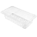 Cambro Camwear 33CLRCW135 3" Deep Clear Polycarbonate Colander Pan - 1/3 Size - Nella Online