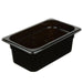 Cambro 44CW110 Black 1/4 Size Food Pan - 4" Depth - Nella Online