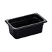 Cambro 44CW110 Black 1/4 Size Food Pan - 4" Depth - Nella Online