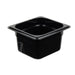 Cambro 64CW110 Black 1/6 Size Food Pan - 4" Depth - Nella Online