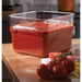 Cambro 8SFSCW135 Camwear 8 Qt. Clear Square Food Storage Container - Nella Online