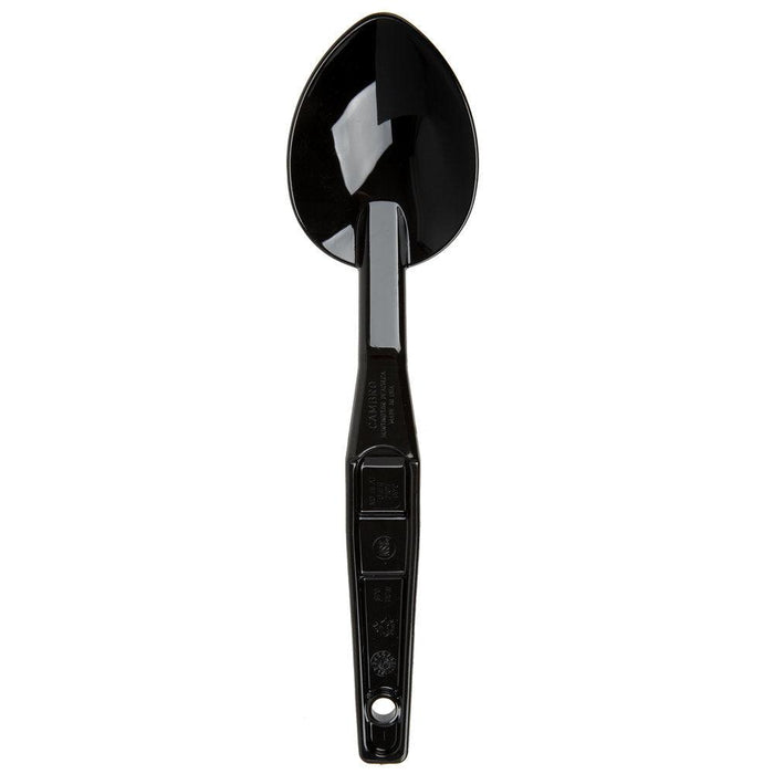 Cambro SPO13CW110 13" Polycarbonate Solid Deli Spoon - Black - Nella Online