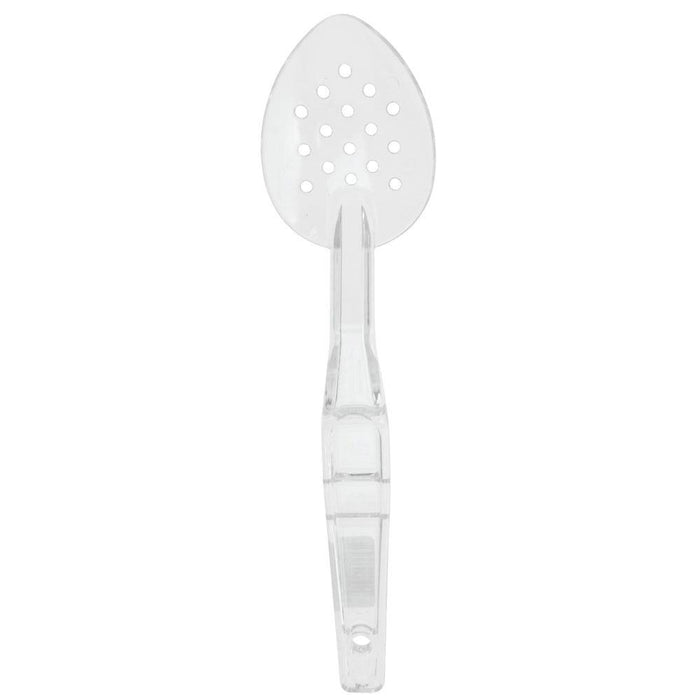 Cambro SPOP13CW135 13" Polycarbonate Perforated Deli Spoon - Clear - Nella Online