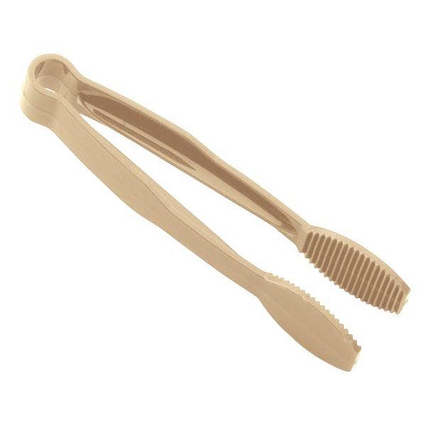 Cambro TG6133 Lugano 6" Flat Grip Tongs - Beige - Nella Online