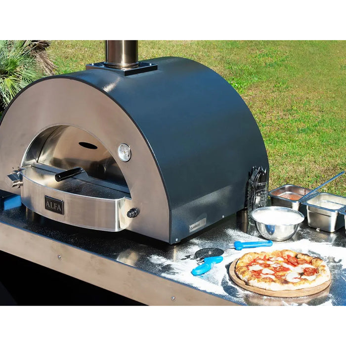 Alfa Classico 2 Pizze Gas Grey Pizza Oven - FXCL-2P-GGRA-U