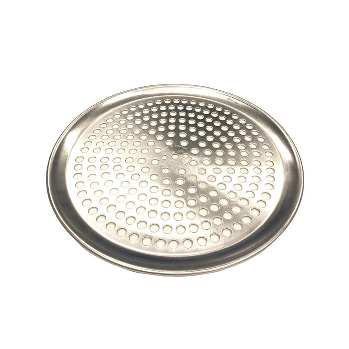 Crown Cookware 19" 20-Gauge Aluminum Perforated Pizza Pan - 500-07193